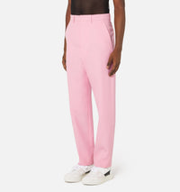 Pantalon droit en laine - Pale Pink