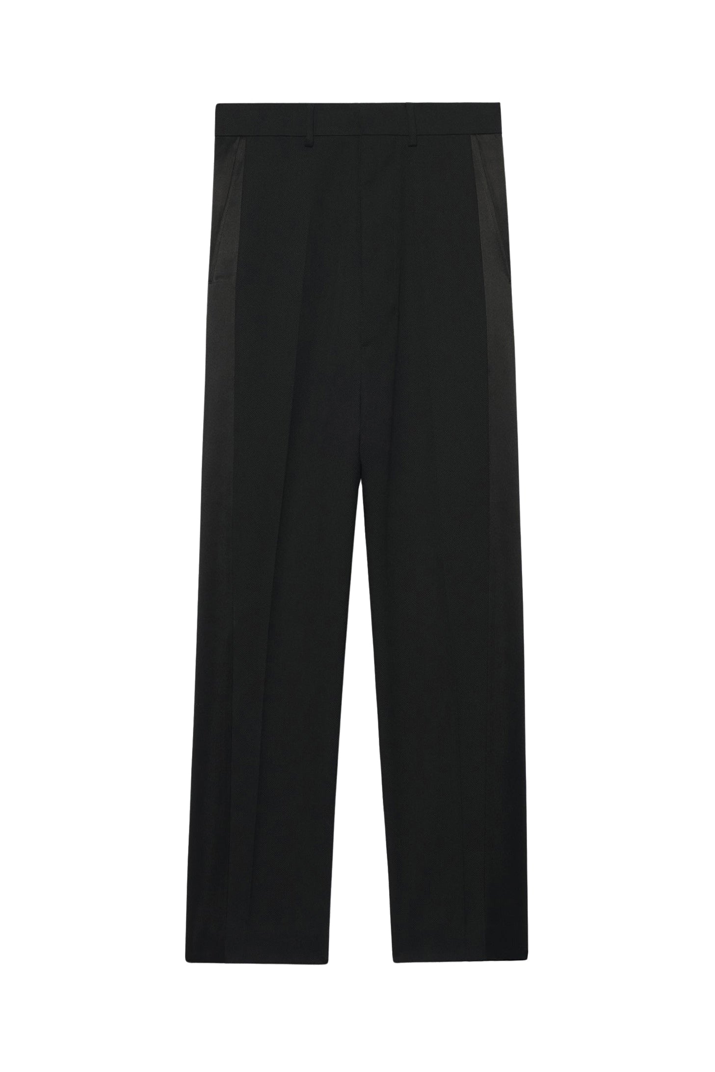 Pantalon smoking en laine - Black