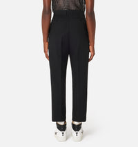 Pantalon smoking en laine - Black