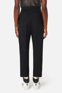Pantalon smoking en laine - Black