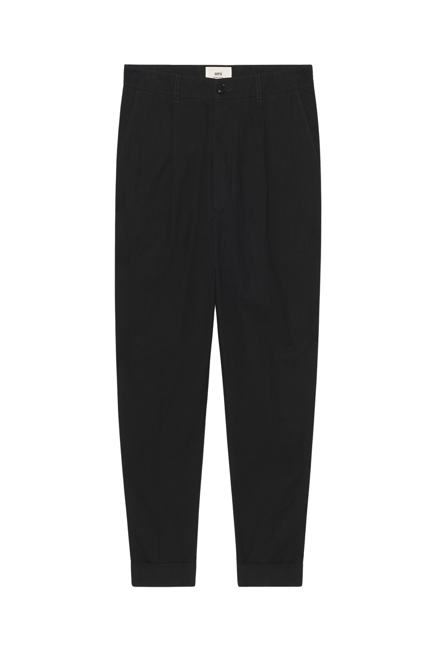 Pantalon coupe carotte oversize - Black