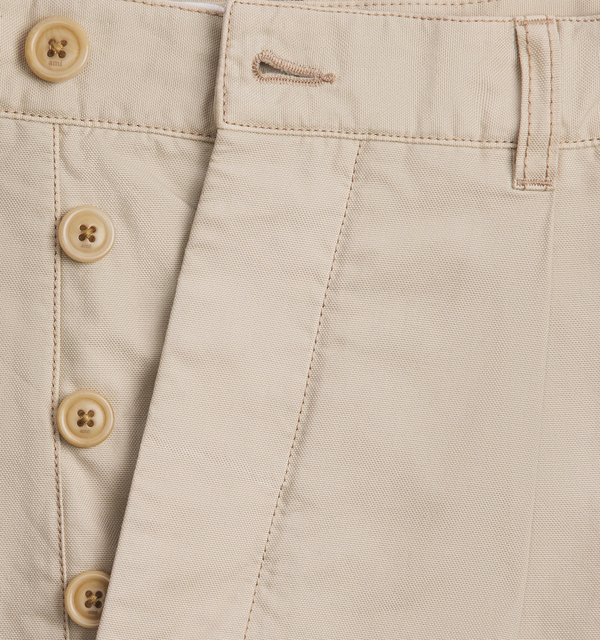 Pantalon coupe carotte oversize - Beige