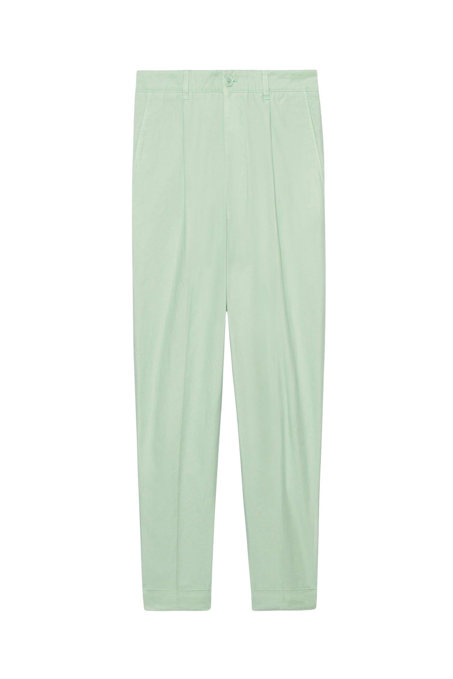 Pantalon coupe carotte oversize - Aqua