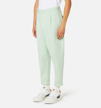 Pantalon coupe carotte oversize - Aqua