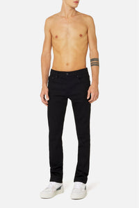 Pantalon slim stretch en denim - Black