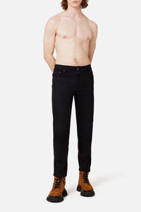 Pantalon slim stretch en denim - Black