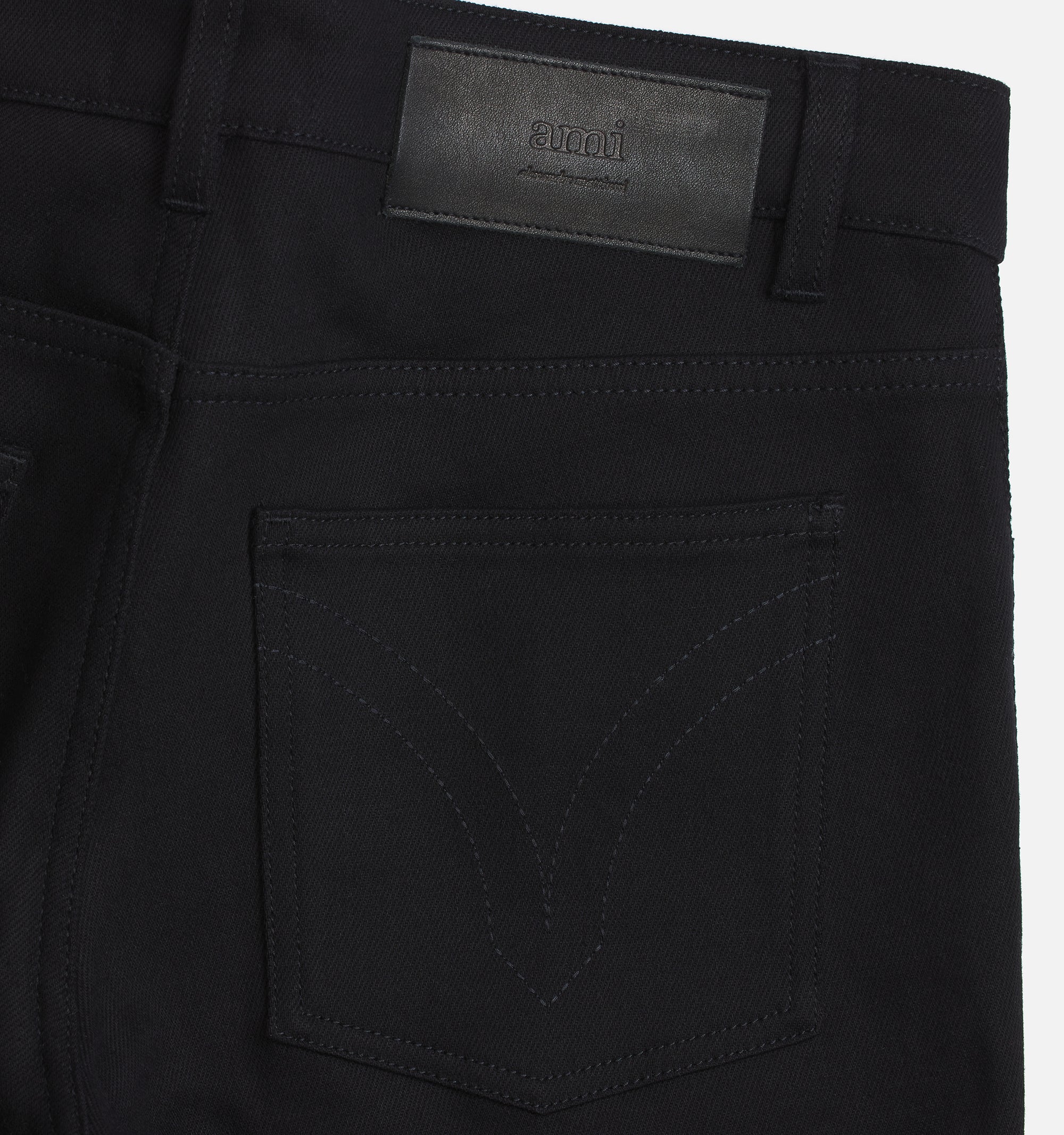 Pantalon slim stretch en denim - Black
