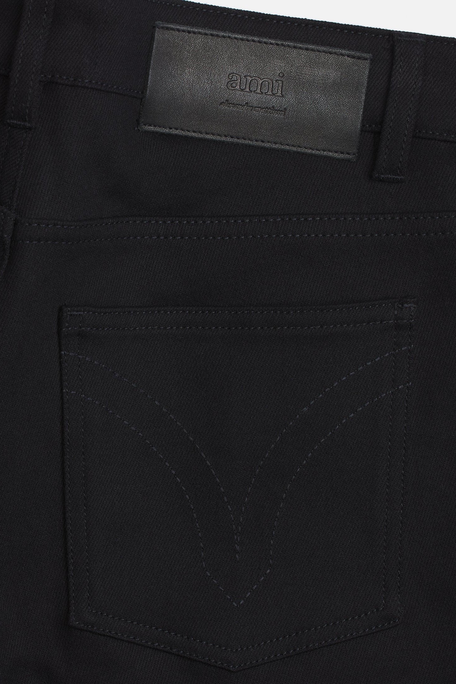 Pantalon slim stretch en denim - Black