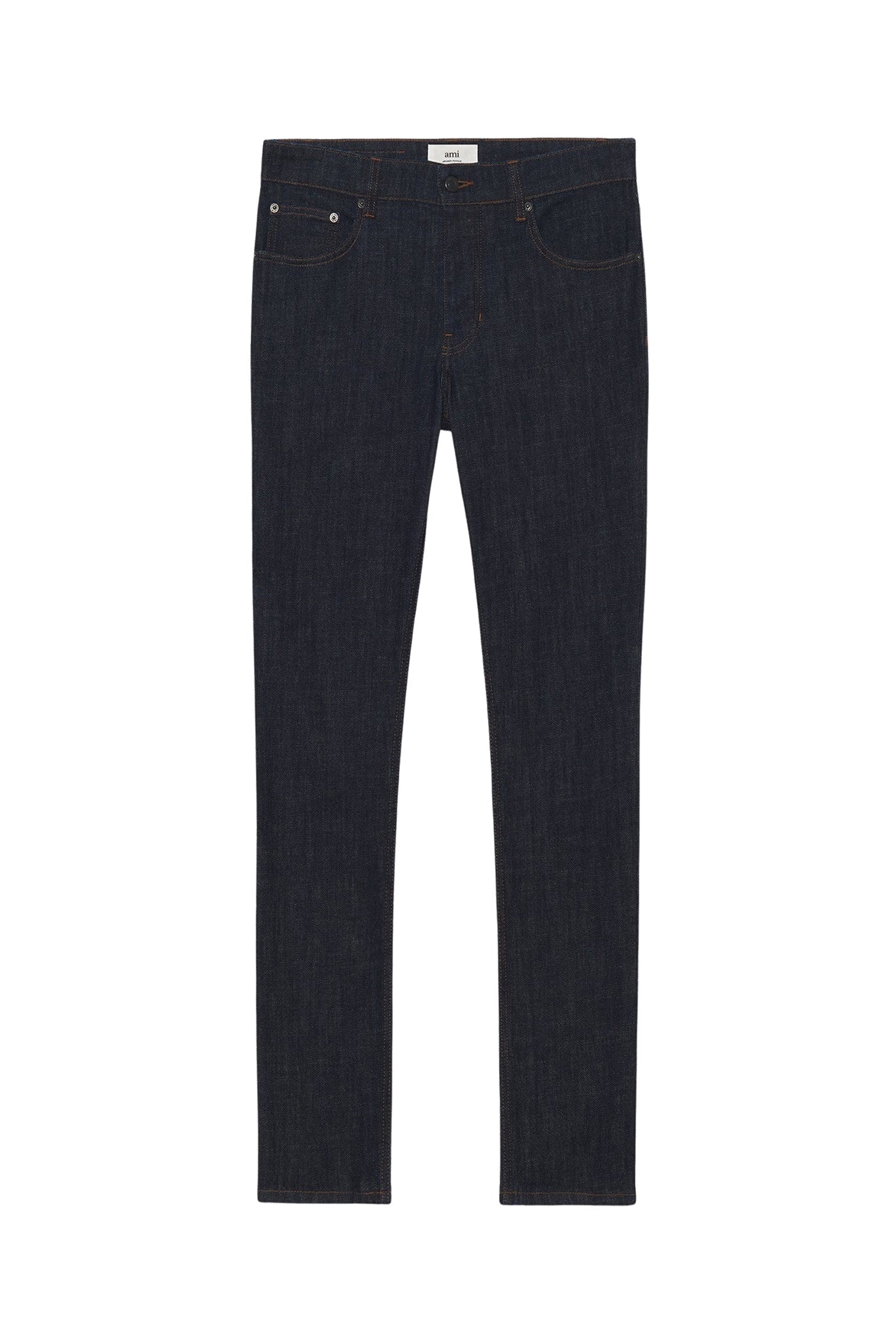 Slim-fit stretch denim trousers - Indigo