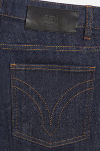 Slim-fit stretch denim trousers - Indigo