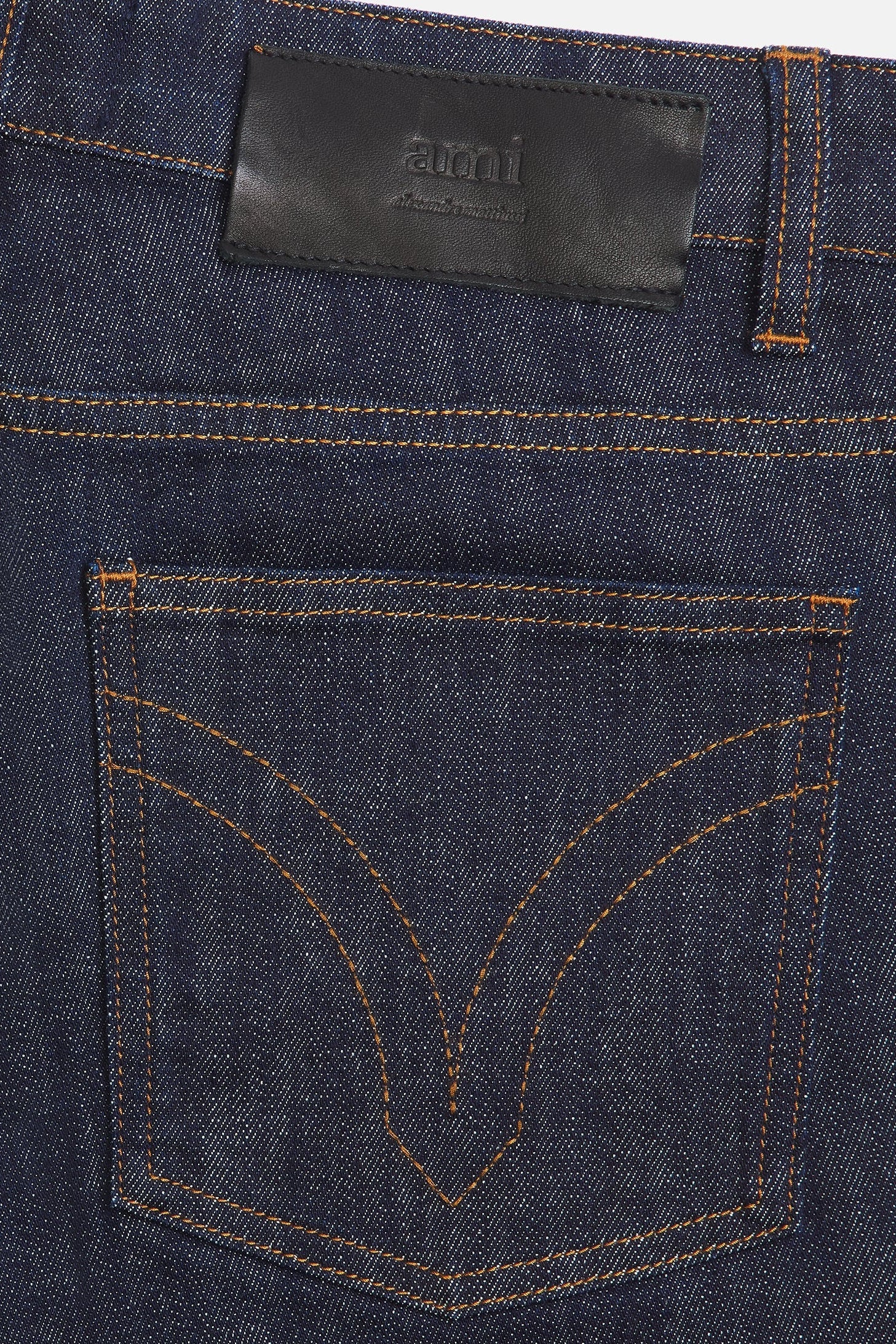 Slim-fit stretch denim trousers - Indigo