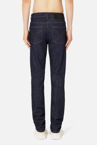 Slim-fit stretch denim trousers - Indigo