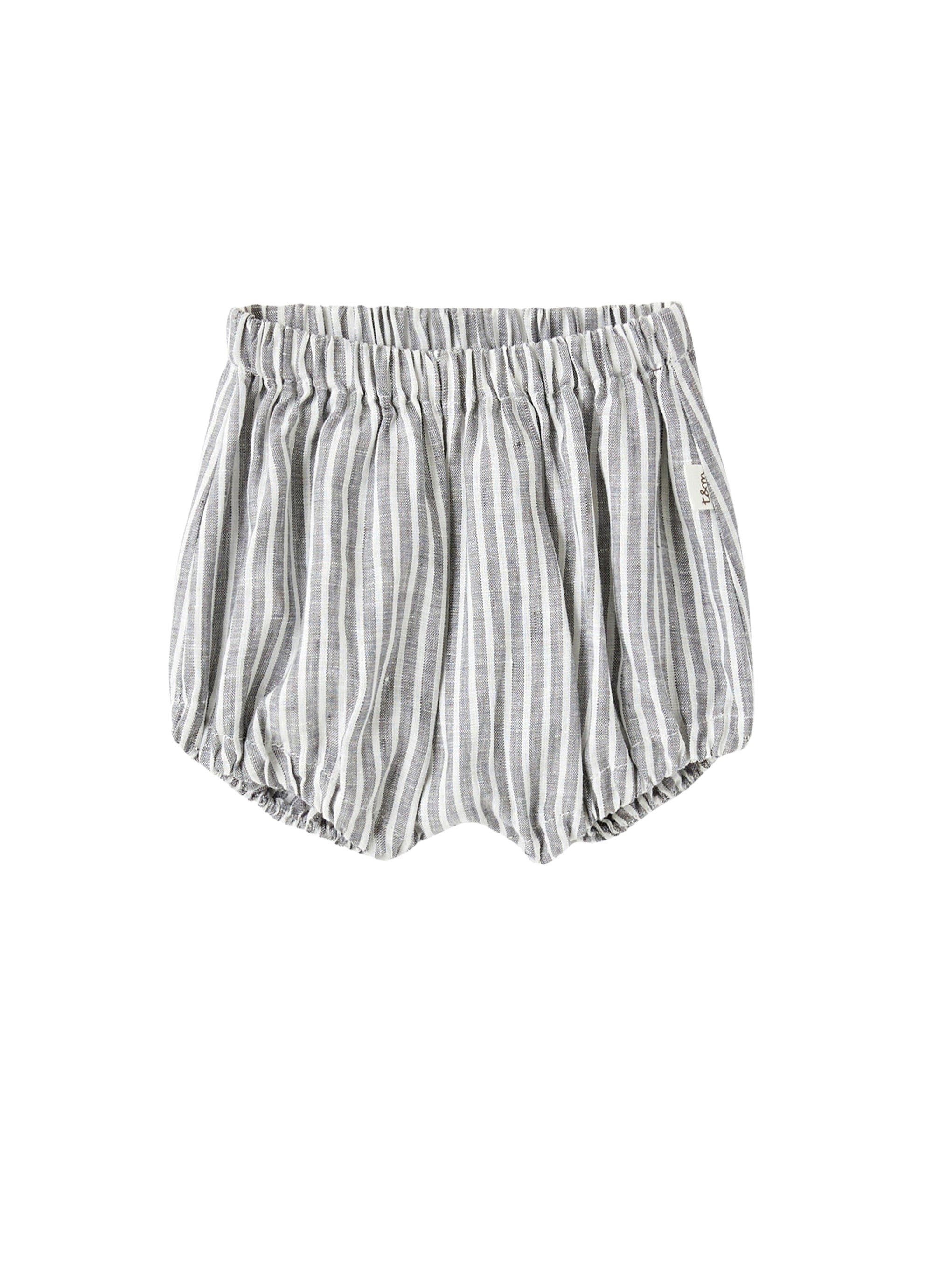 Culotte in lino a righe