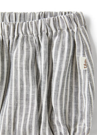 Culotte in lino a righe