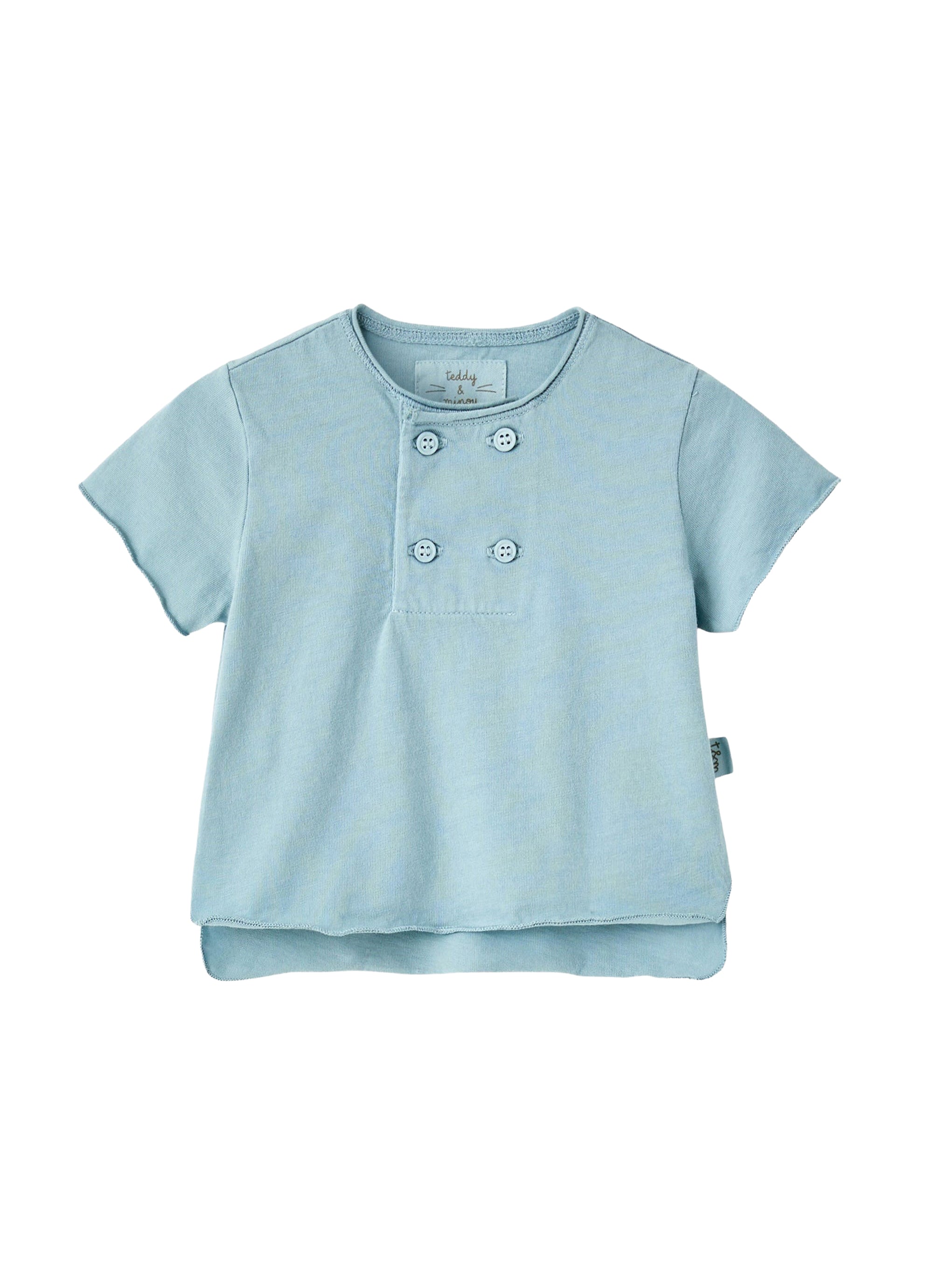 Maglietta in jersey azzurro