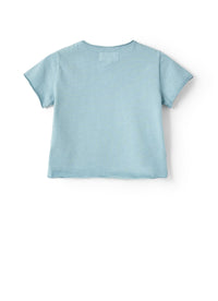 Maglietta in jersey azzurro