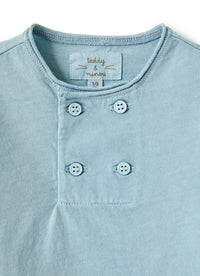 Maglietta in jersey azzurro