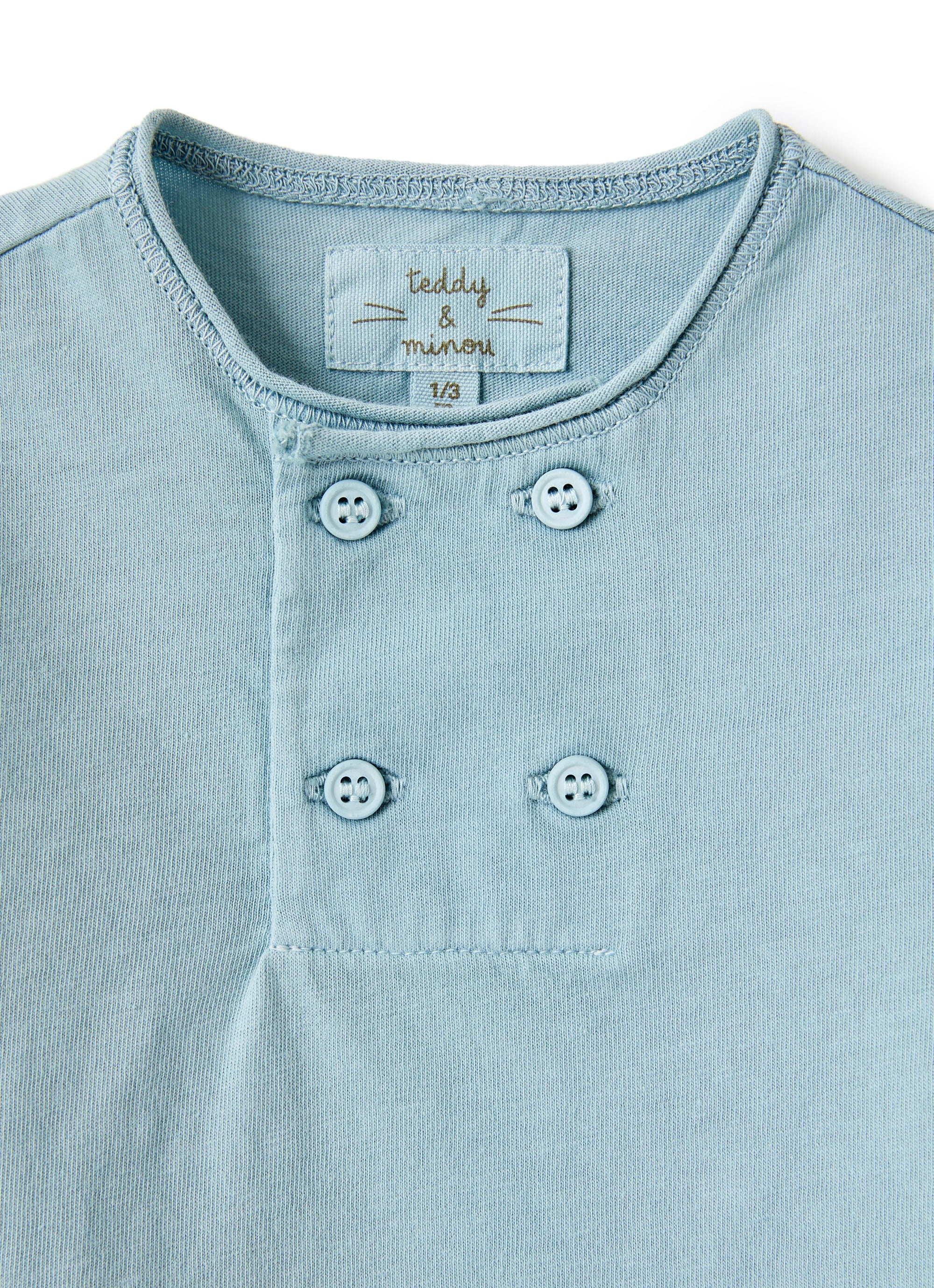 Maglietta in jersey azzurro