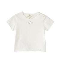 Maglietta in cotone con logo