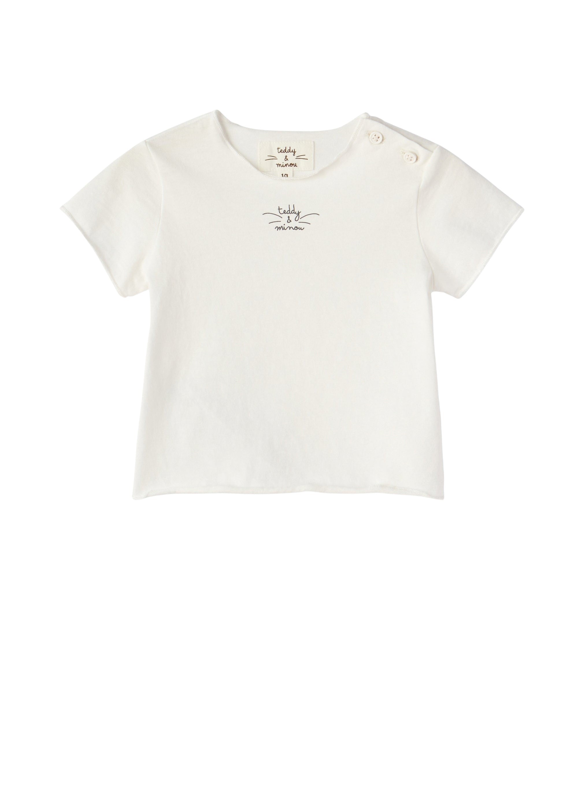 Maglietta in cotone con logo