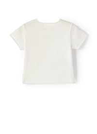 Maglietta in cotone con logo