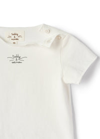 Maglietta in cotone con logo