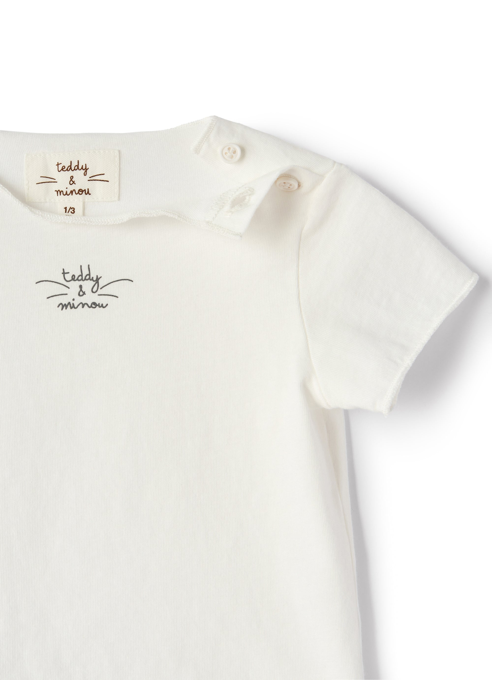 Maglietta in cotone con logo