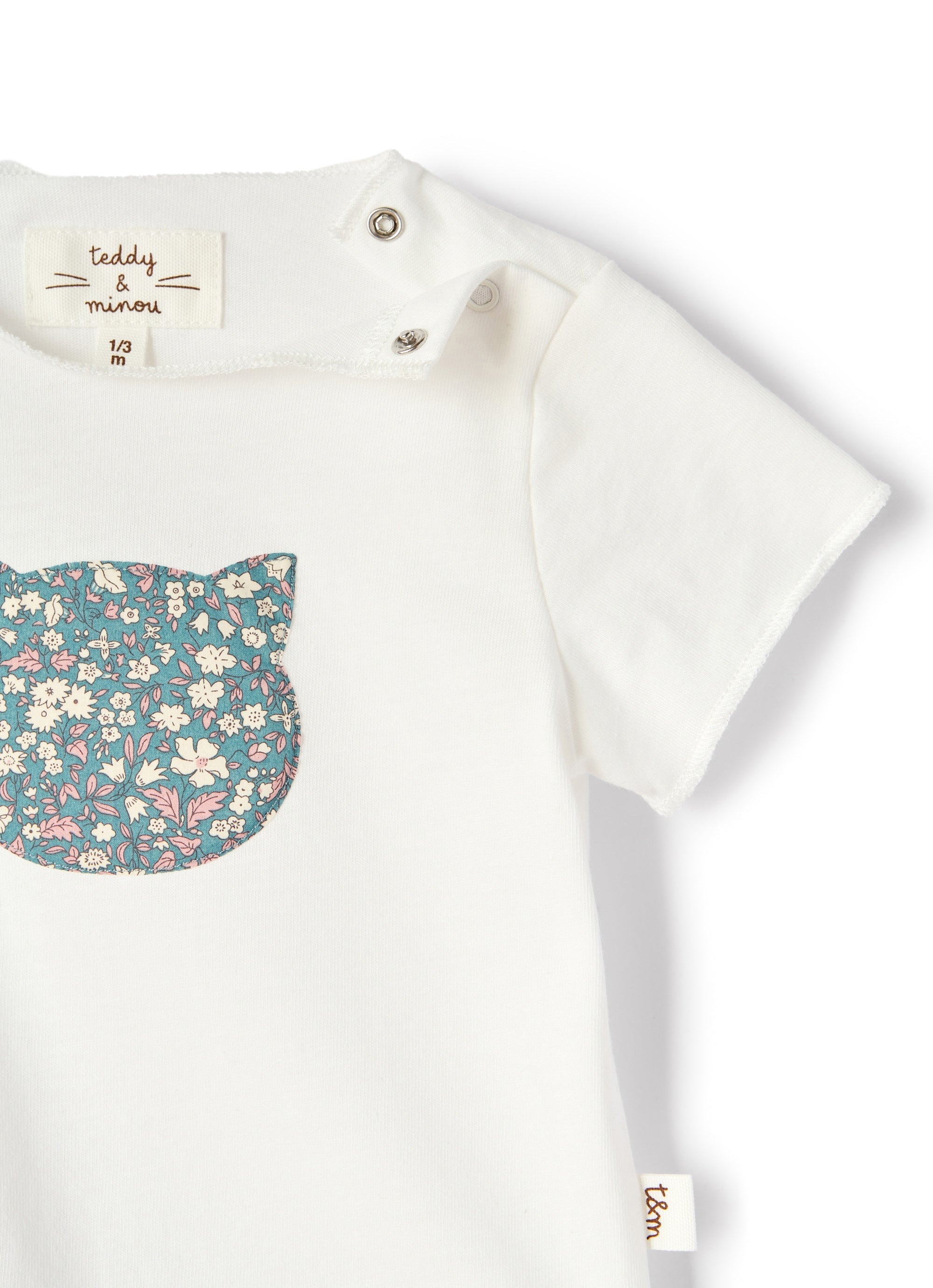 Maglietta con gattino fantasia