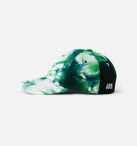 Casquette tie and dye en denim - Green & White