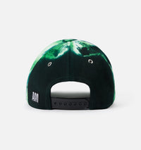 Casquette tie and dye en denim - Green & White