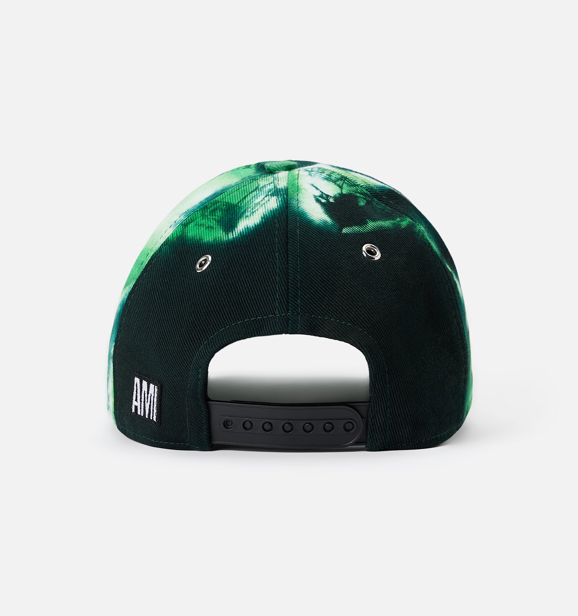 Casquette tie and dye en denim - Green & White