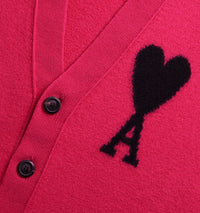 Cardigan Iconique ADC en laine - Neon Fuchsia & Black