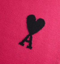 Pull Iconique ADC à col rond en laine - Neon Fuchsia & Black
