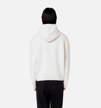 Sweat à capuche Iconique ADC en laine - Off White & Red