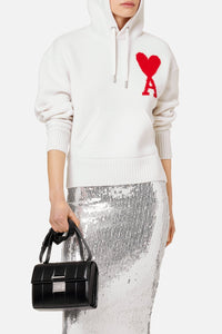 Sweat à capuche Iconique ADC en laine - Off White & Red