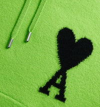 Sweat à capuche Iconique ADC en laine - Neon Green & Black
