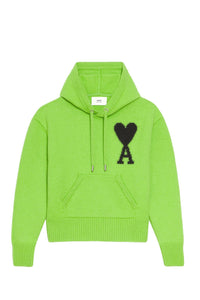 Sweat à capuche Iconique ADC en laine - Neon Green & Black