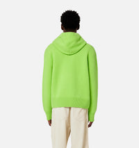 Sweat à capuche Iconique ADC en laine - Neon Green & Black
