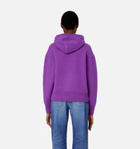 Sweat à capuche Iconique ADC en laine - Purple & Black