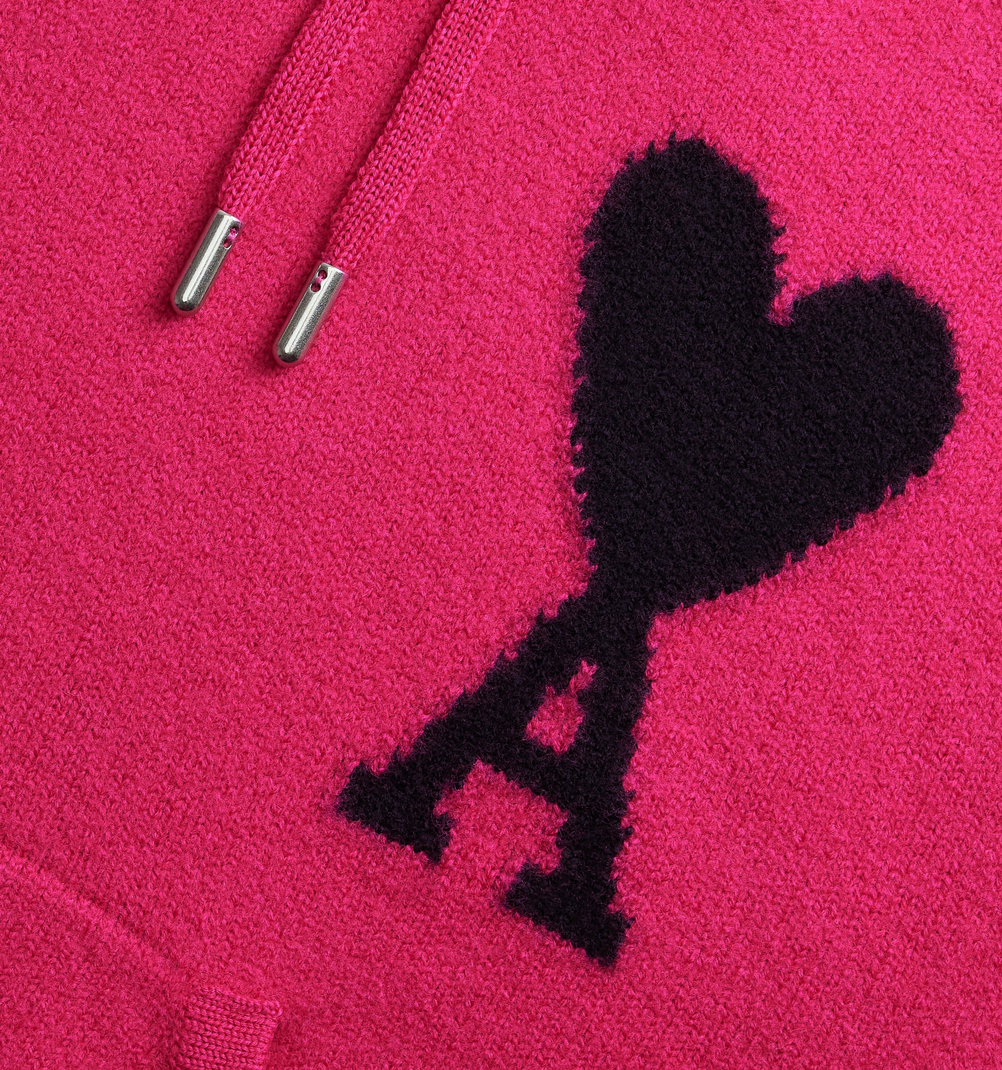 Sweat à capuche Iconique ADC en laine - Neon Fuchsia & Black
