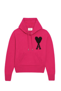 Sweat à capuche Iconique ADC en laine - Neon Fuchsia & Black