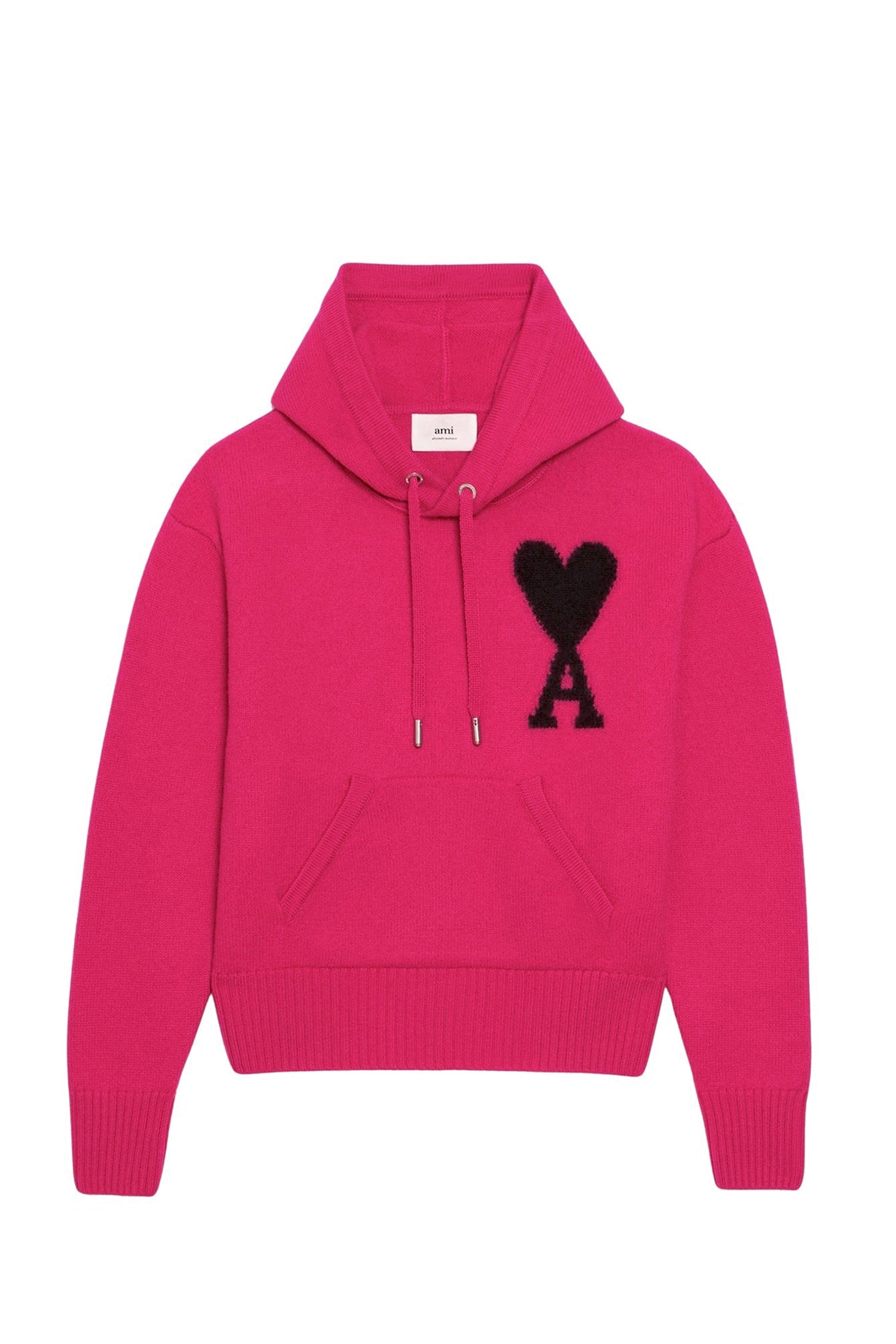 Sweat à capuche Iconique ADC en laine - Neon Fuchsia & Black