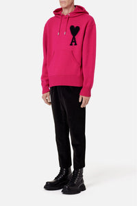 Sweat à capuche Iconique ADC en laine - Neon Fuchsia & Black