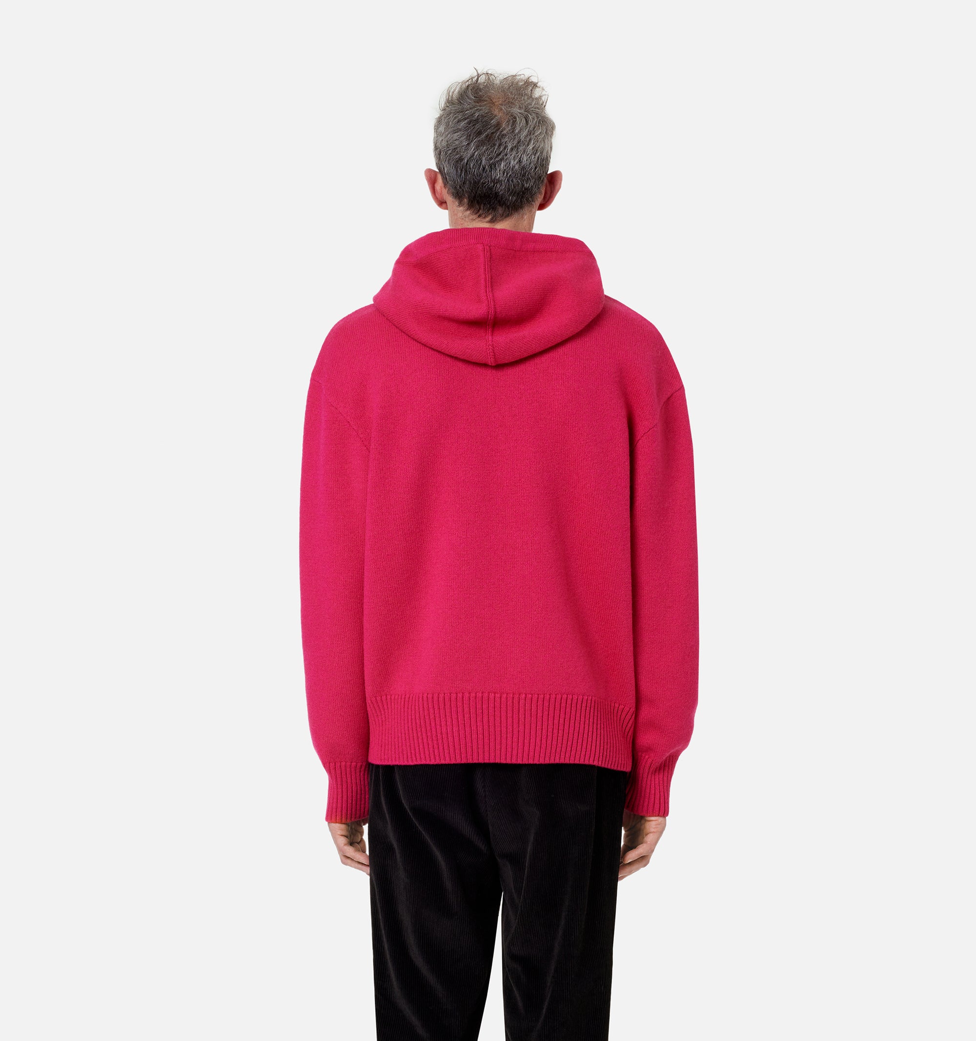 Sweat à capuche Iconique ADC en laine - Neon Fuchsia & Black