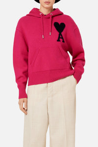 Sweat à capuche Iconique ADC en laine - Neon Fuchsia & Black