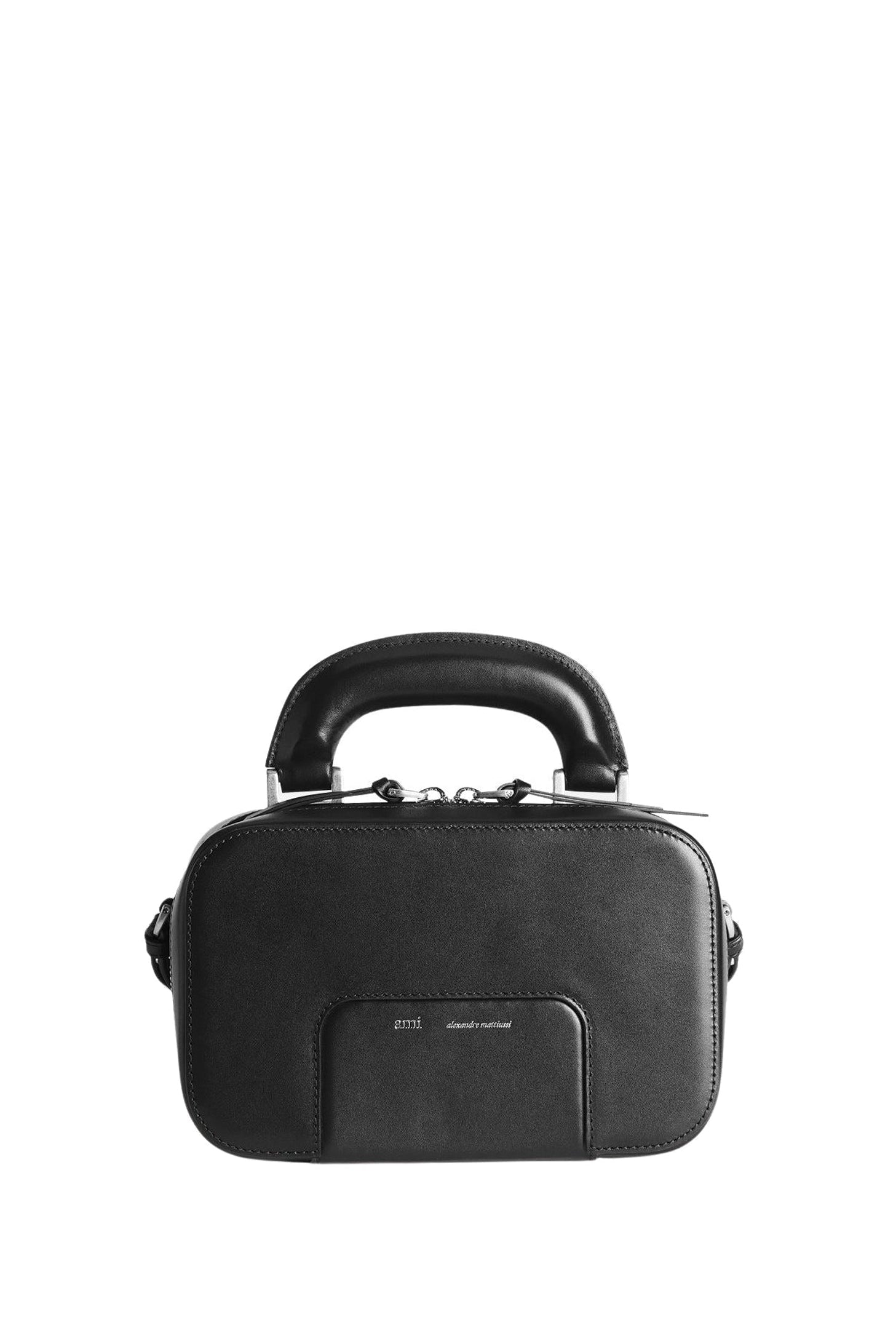 Sac à bandoulière Case en cuir - Black