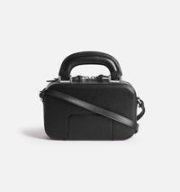 Sac à bandoulière Case en cuir - Black