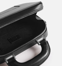 Sac à bandoulière Case en cuir - Black