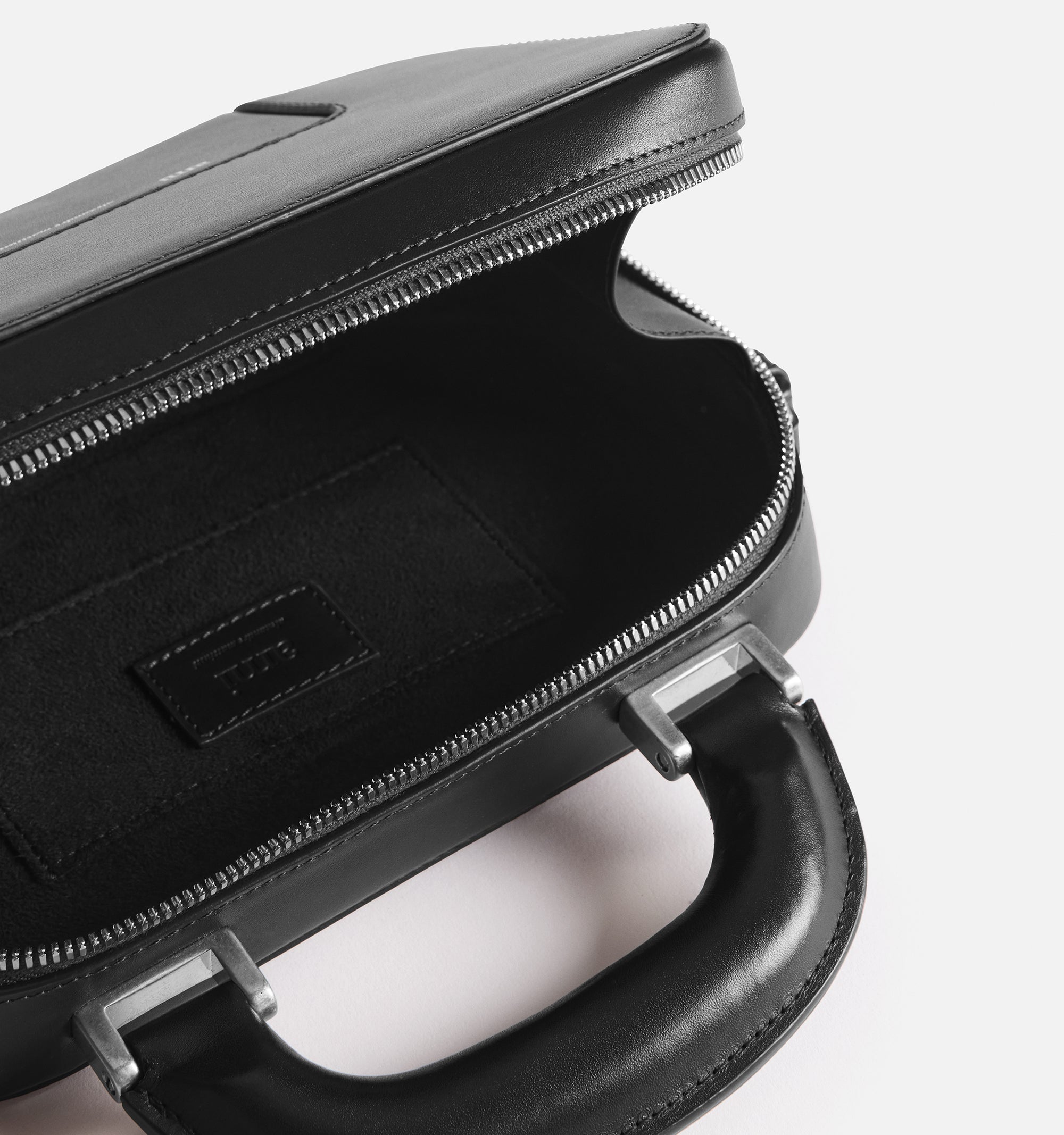 Sac à bandoulière Case en cuir - Black