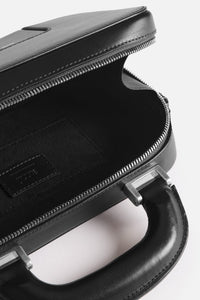 Sac à bandoulière Case en cuir - Black